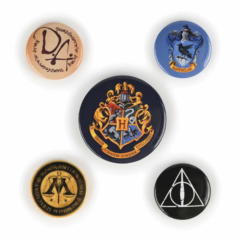 Harry Potter -  Hogwarts Badge Pack - أكسسوار